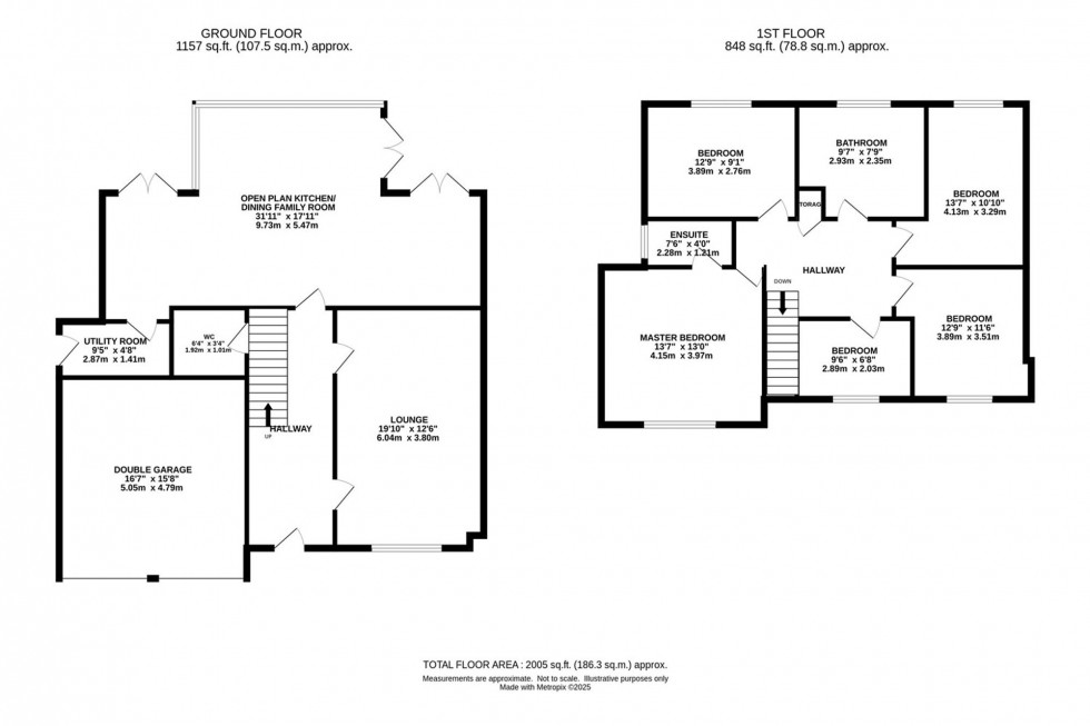 Floorplan for Walton Heath Drive, Macclesfield, SK10