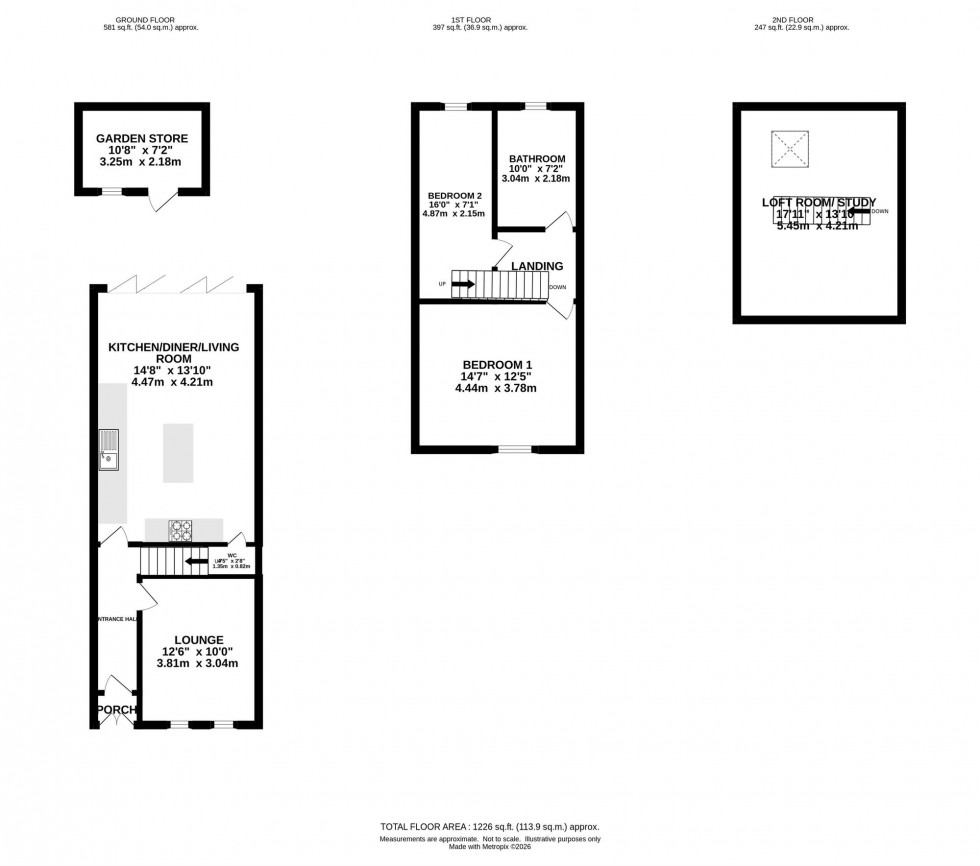 Floorplan for Windlehurst Road, High Lane, SK6