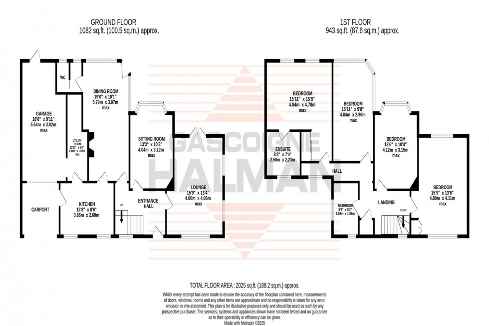 Floorplan for Moss Lane, Sale, M33