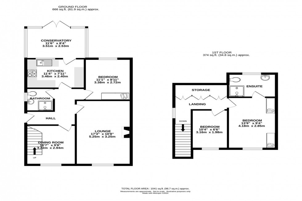 Floorplan for Horse Fair Avenue, Chapel-En-Le-Frith, SK23