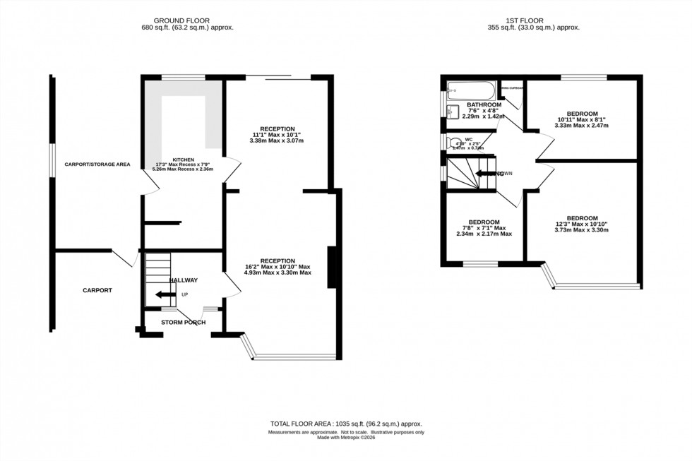 Floorplan for Swan Road, Timperley, WA15