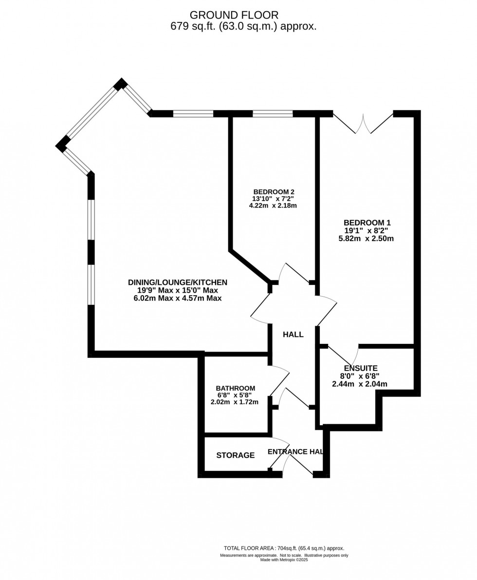 Floorplan for George Street, Alderley Edge, SK9