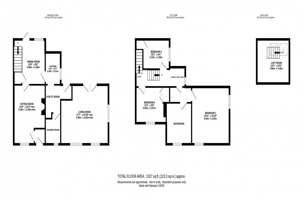 Floorplan for Hayfield Road, New Mills, SK22