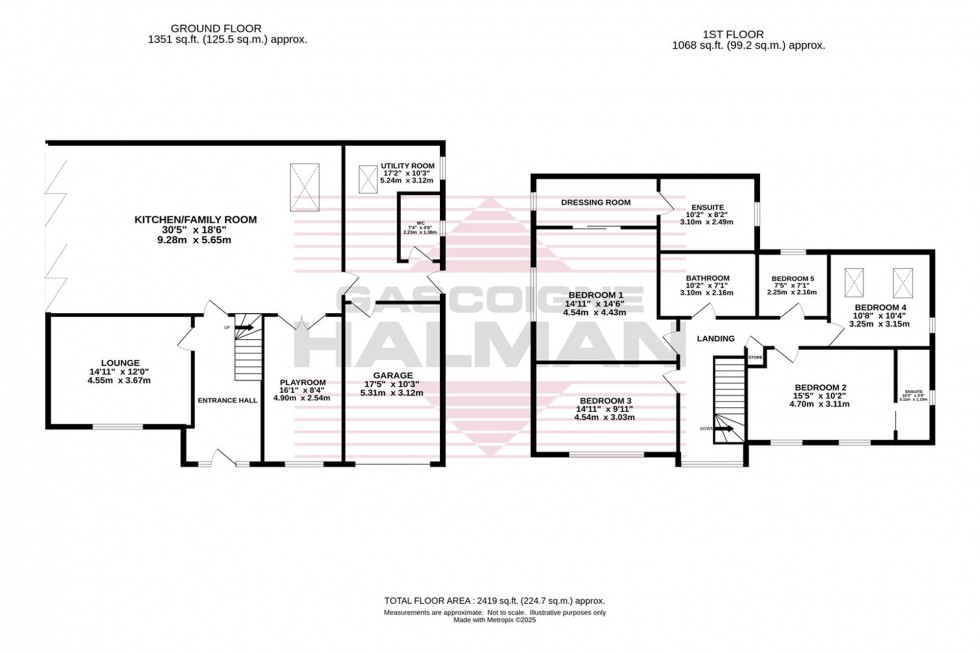 Floorplan for Regent Close, Bramhall, SK7