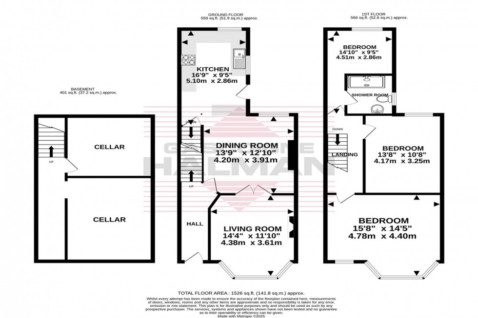 Floorplan for Sherborne Road, Stockport, SK3