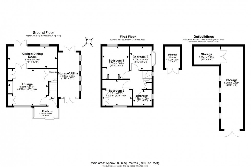 Floorplan for Homeway, Helsby, WA6