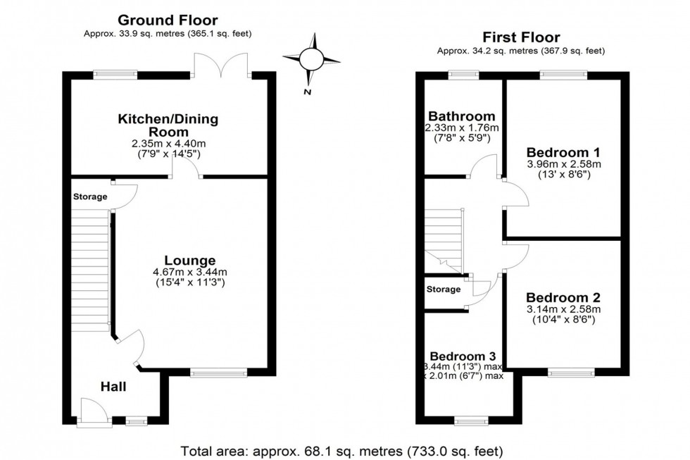 Floorplan for Saltworks Close, Frodsham, WA6