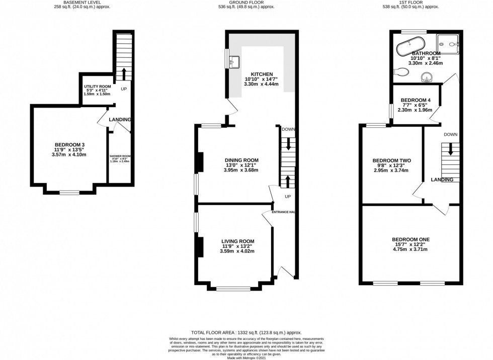 Floorplan for Green Lane, Stockport, SK4