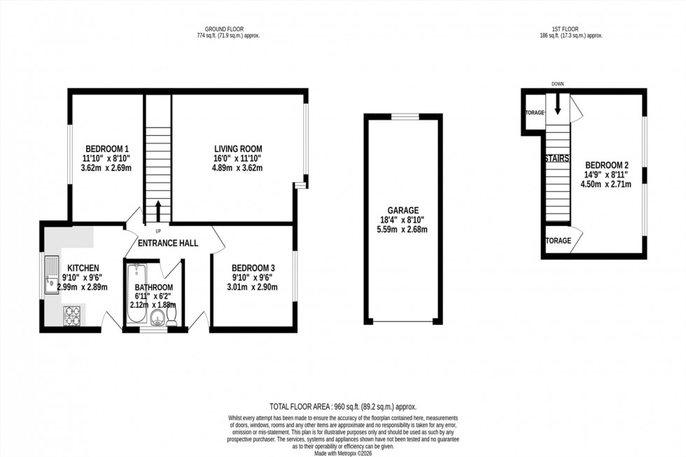 Floorplan for Sycamore Drive, Lymm, WA13