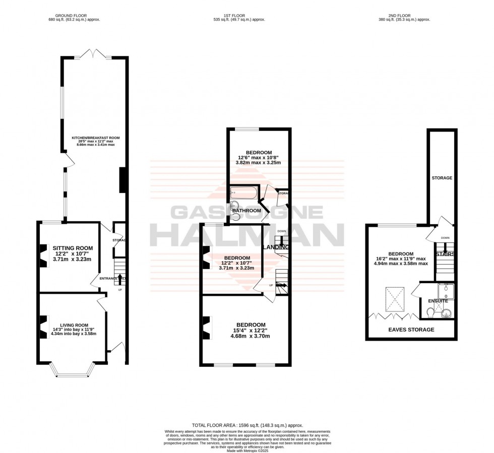 Floorplan for Abington Road, Sale, M33