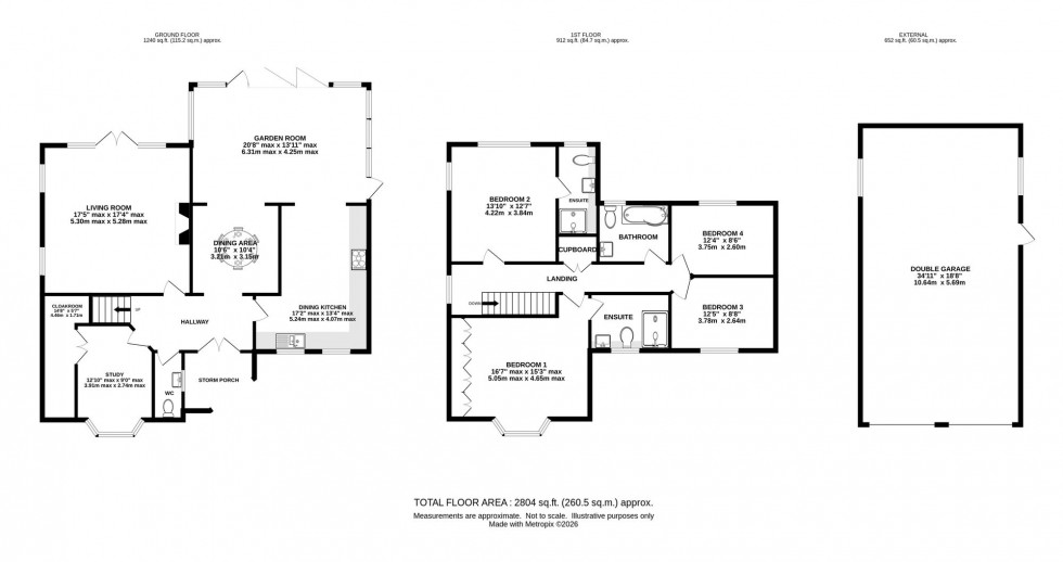 Floorplan for Ulviet Gate, High Legh, WA16