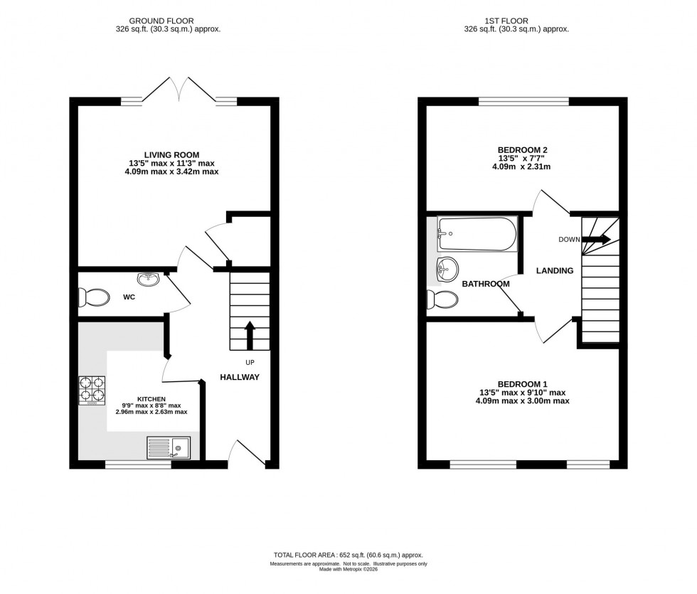 Floorplan for Wildgoose Avenue, Knutsford, WA16