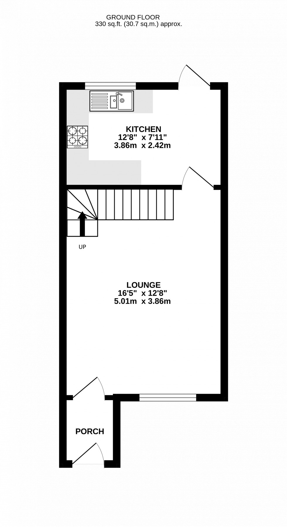 Floorplan for Danesway, Chapel-En-Le-Frith, SK23