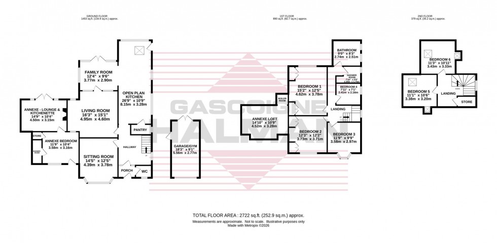 Floorplan for Moss Lane, Bramhall, SK7