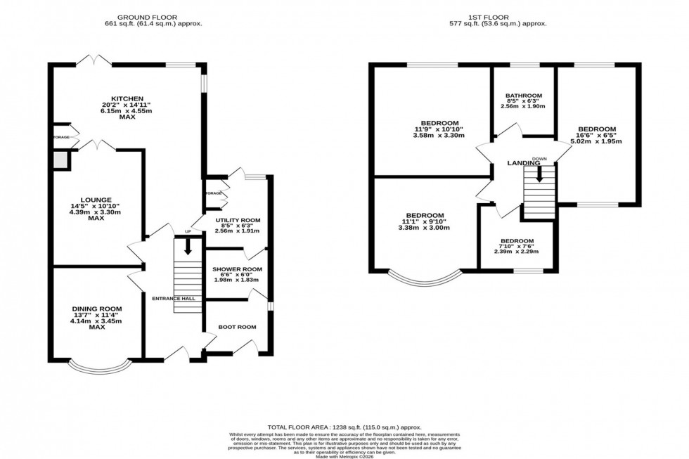 Floorplan for Woodford Road, Poynton, SK12