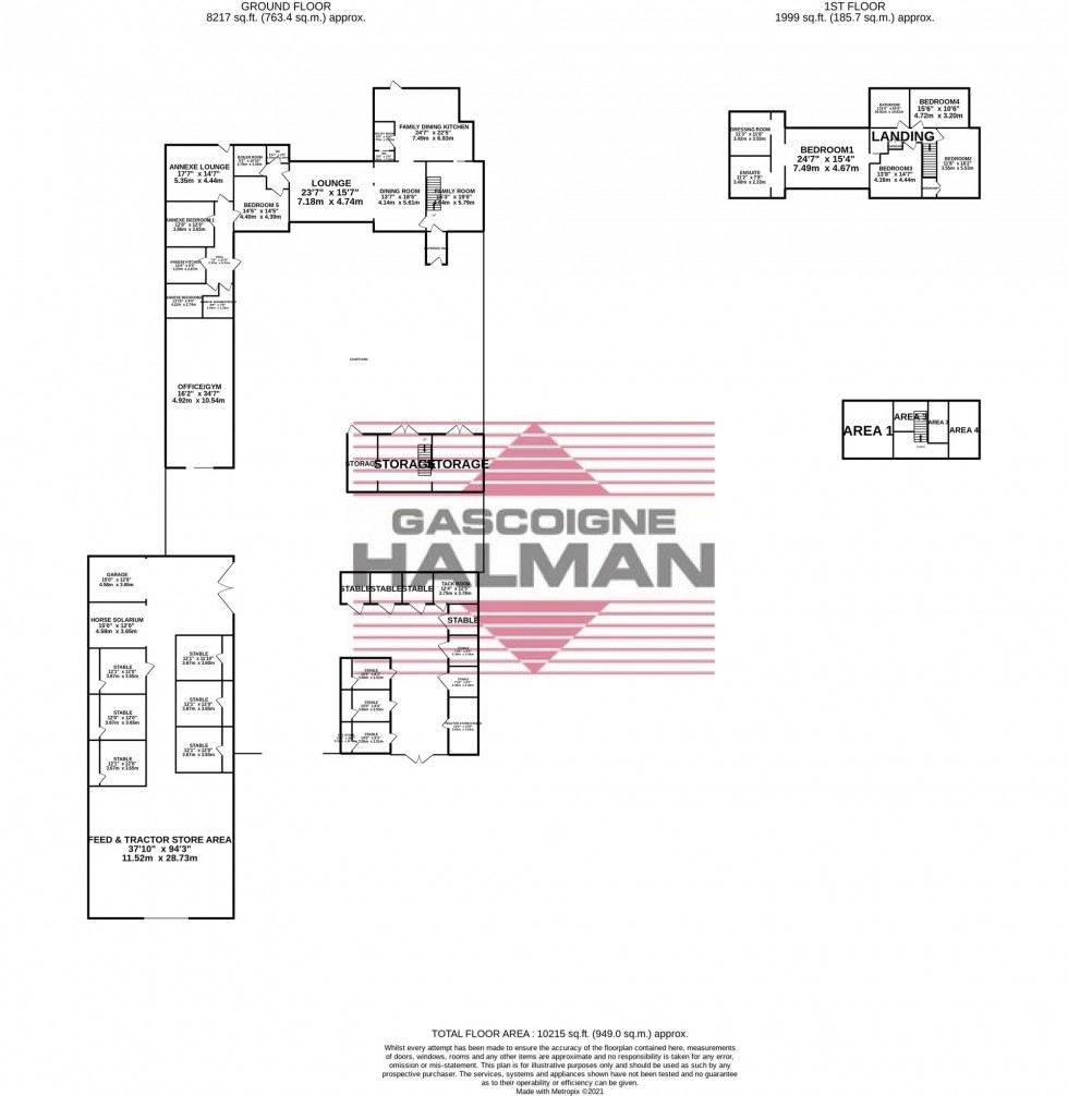 Floorplan for Rowarth, High Peak, SK22