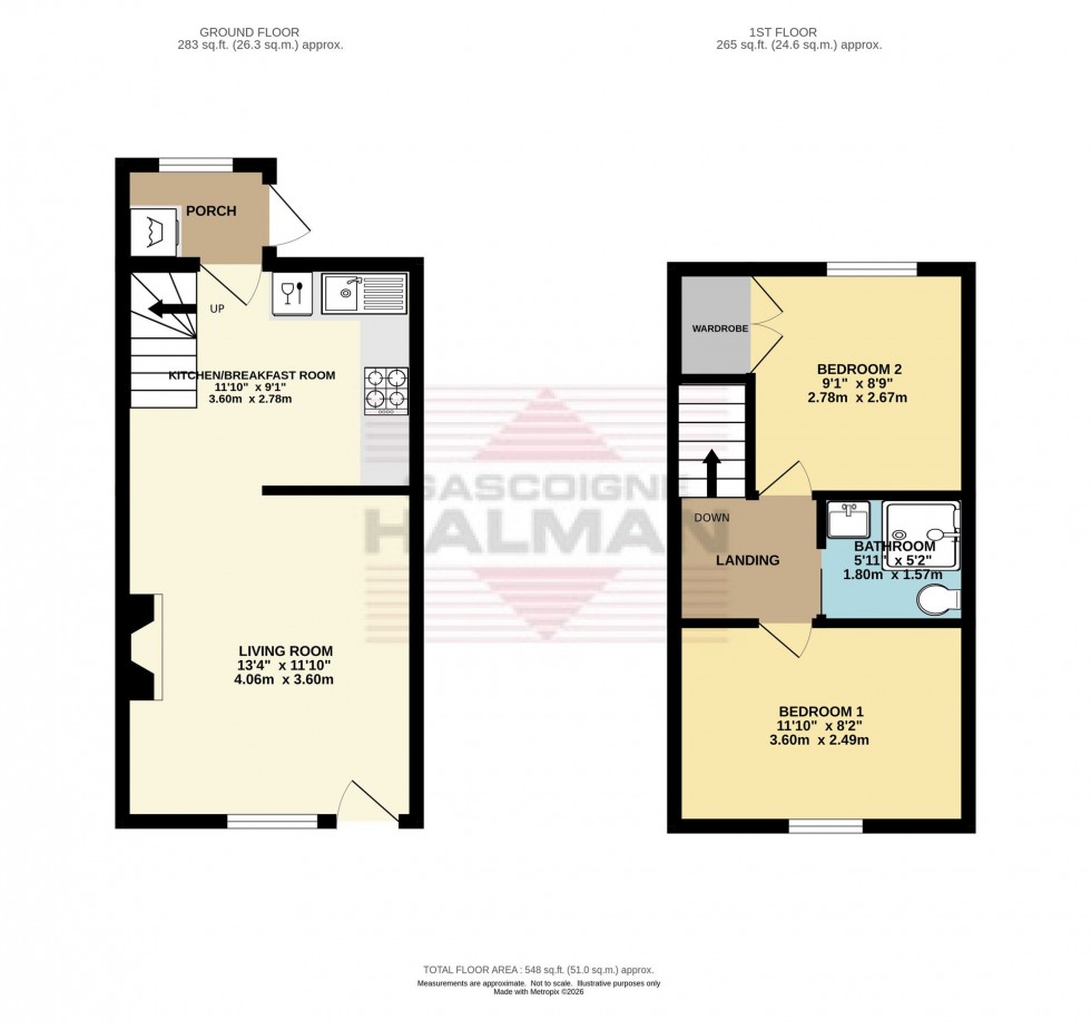 Floorplan for Cliffe Road, Glossop, SK13