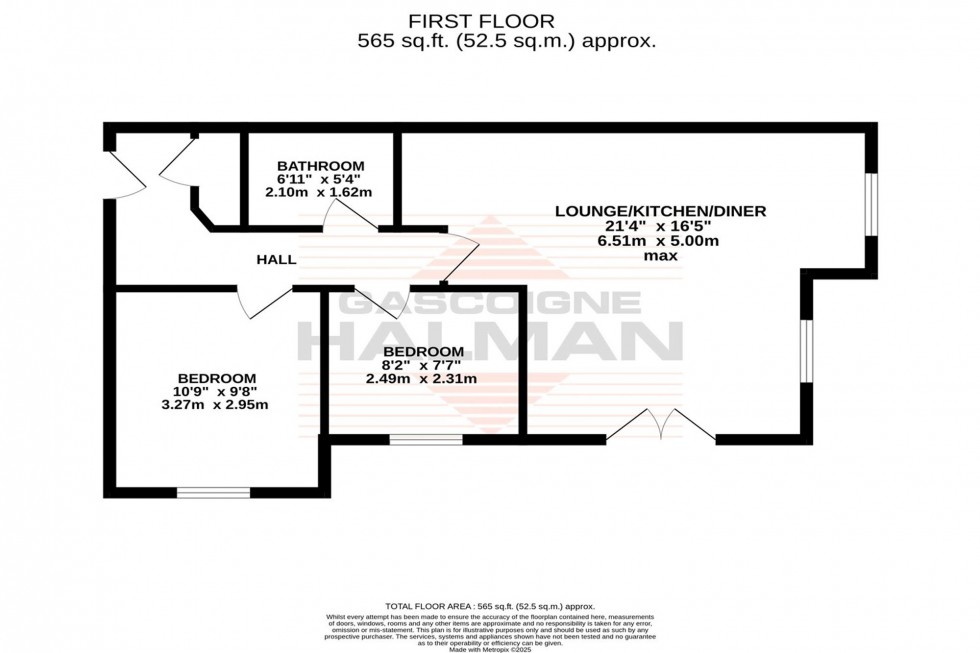 Floorplan for Carrington Lane, Sycamore Court, M33