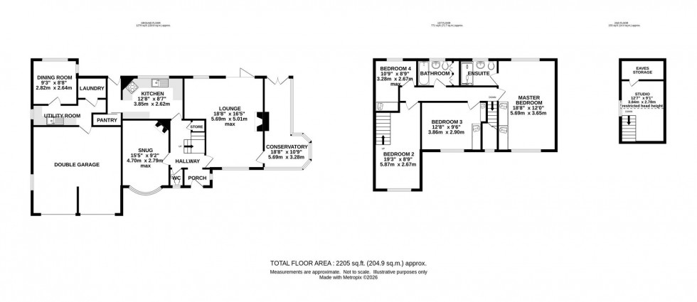 Floorplan for Meadow Drive, Prestbury, SK10