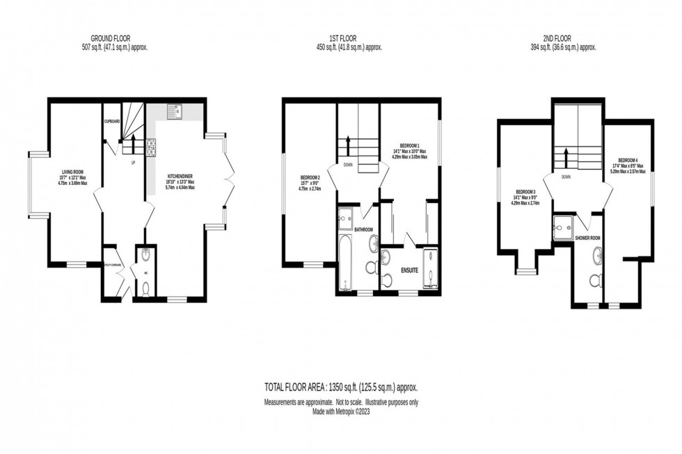 Floorplan for Bluebell Road, Holmes Chapel, CW4