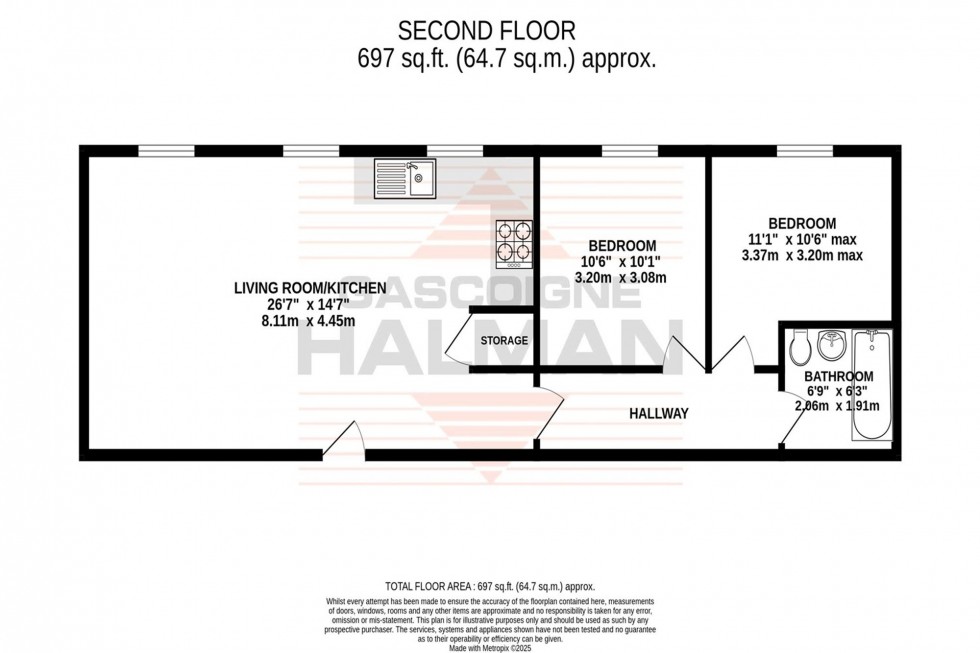 Floorplan for Park Avenue, Sale, M33