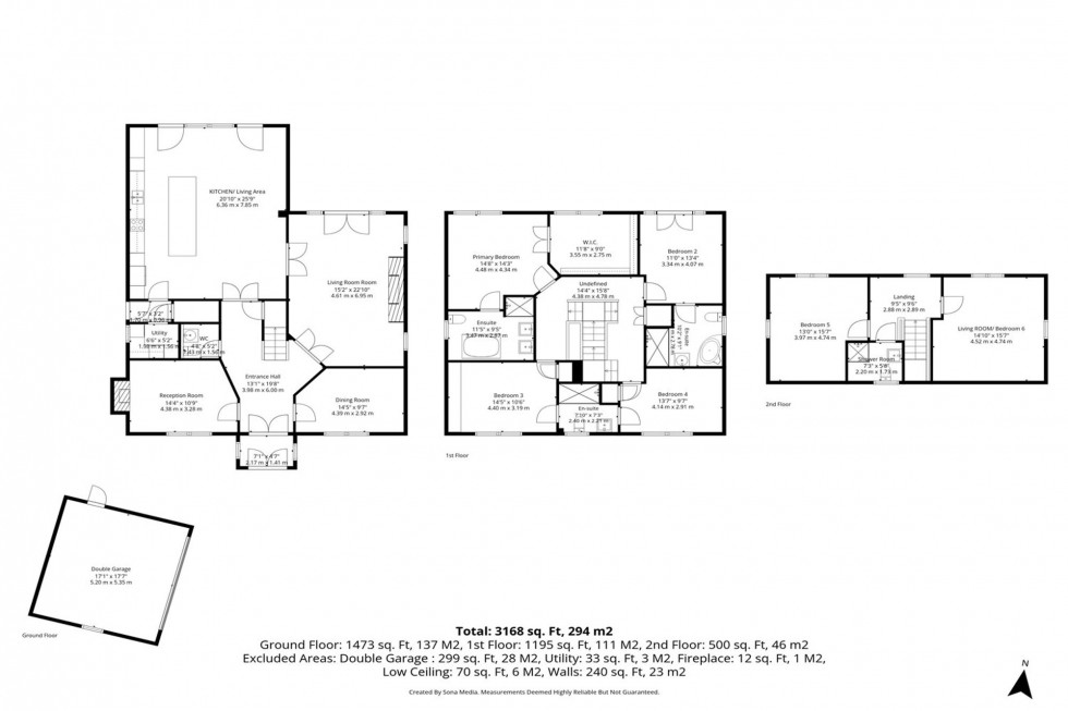 Floorplan for Higher Lane, Lymm, WA13