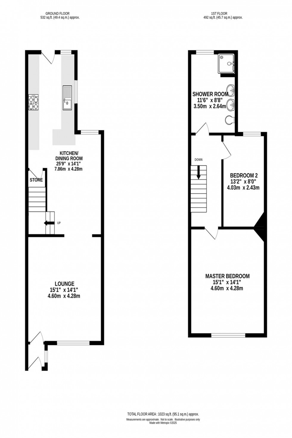 Floorplan for Wellington Road, Bollington, SK10