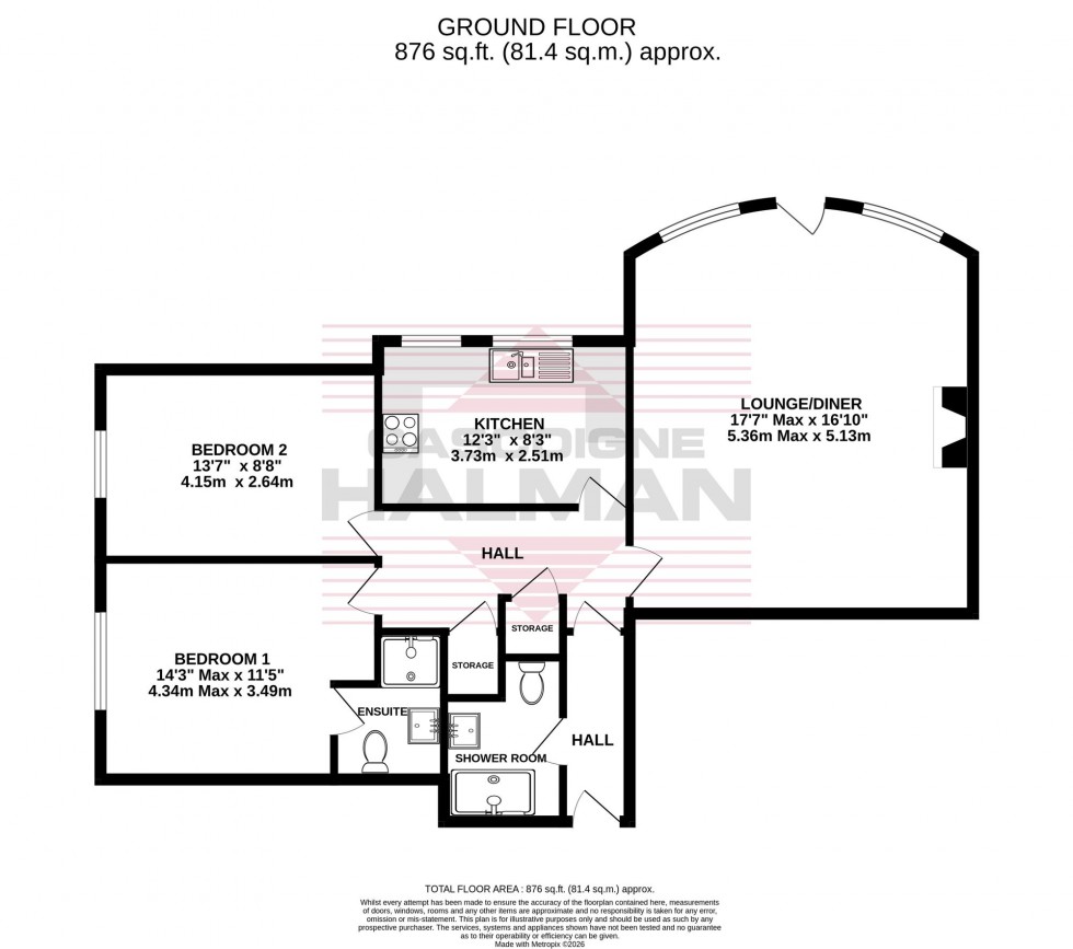 Floorplan for Wilmslow Road, Cheadle, SK8