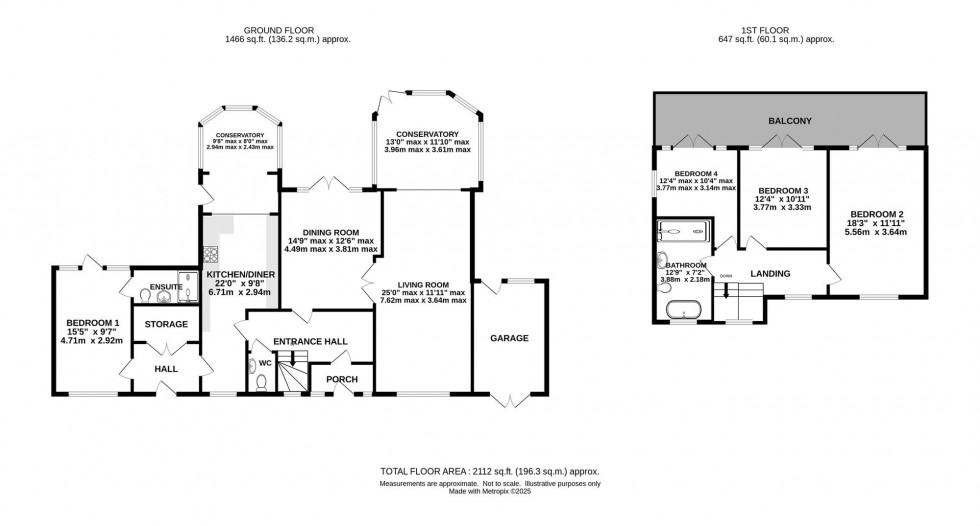 Floorplan for Legh Road, Adlington, SK10