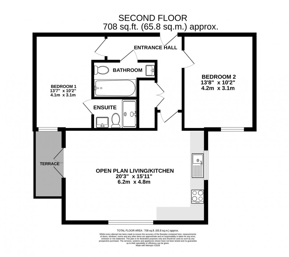 Floorplan for 300 Hale Road, Hale Barns, WA15