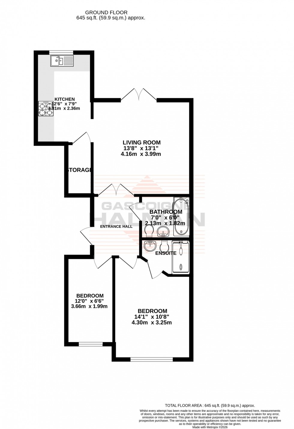 Floorplan for Bridgewater Street, Sale, M33