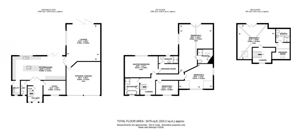 Floorplan for Heybridge Lane, Prestbury, SK10