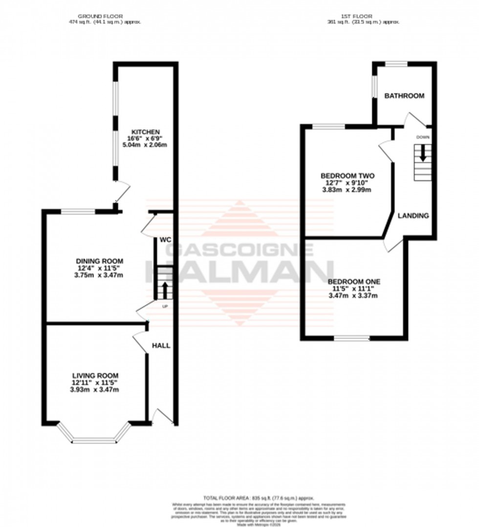 Floorplan for Old Hall Road, Sale, M33