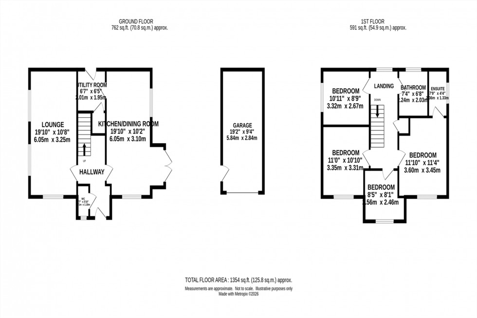 Floorplan for Jutland Close, Macclesfield, SK11