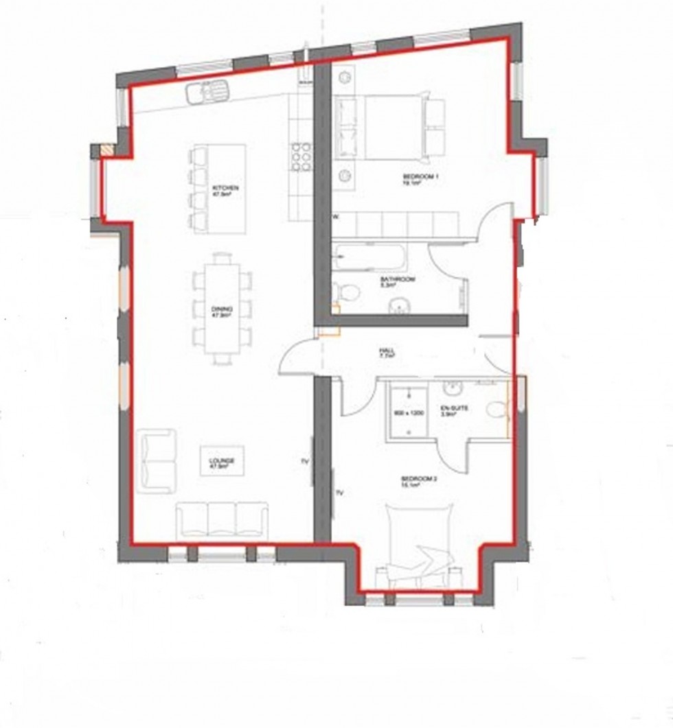Floorplan for Highfield Avenue, Sale, M33