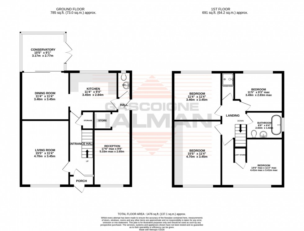 Floorplan for Carrington Lane, Sale, M33