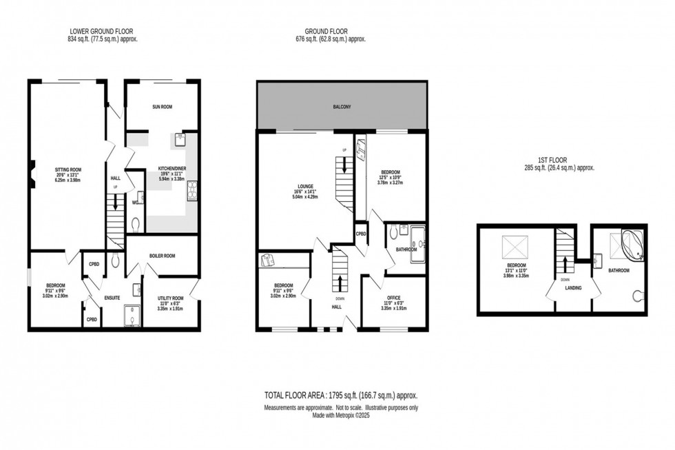 Floorplan for Buxton Road, Furness Vale, SK23