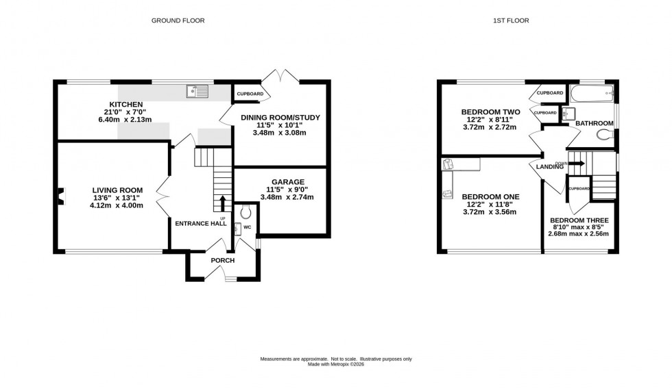 Floorplan for St. Andrews Drive, Holmes Chapel, CW4