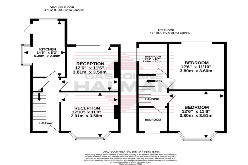 Floorplan for Adswood Road, Stockport, SK3