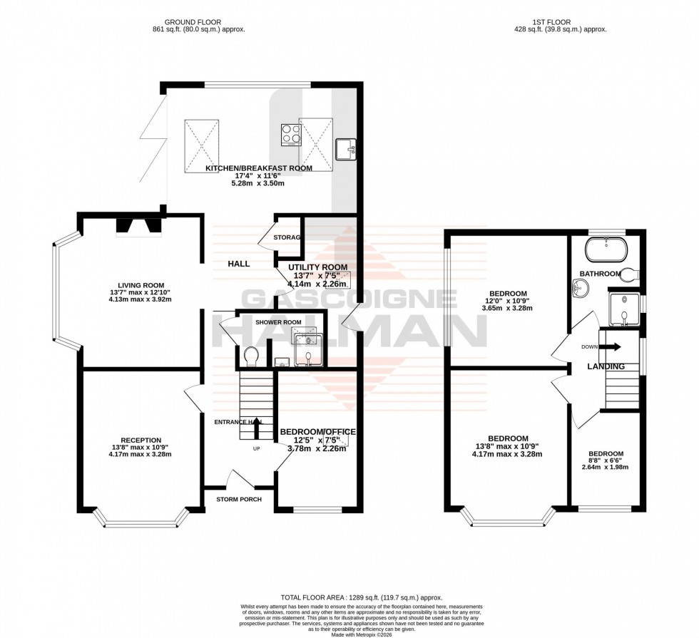 Floorplan for Kilvert Drive, Sale, M33