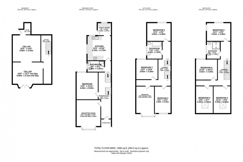Floorplan for Wilmslow Road, Manchester, M20