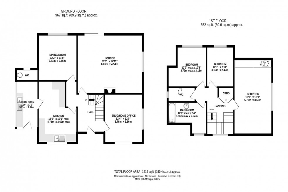 Floorplan for Fern Bank, Chapel-En-Le-Frith, SK23