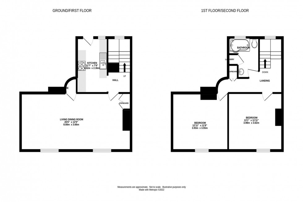 Floorplan for Terrace Road, Chapel-En-Le-Frith, SK23