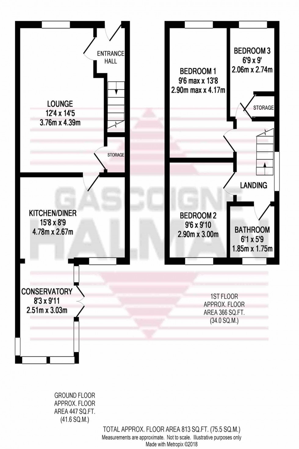 Floorplan for Larchwood Close, Sale, M33