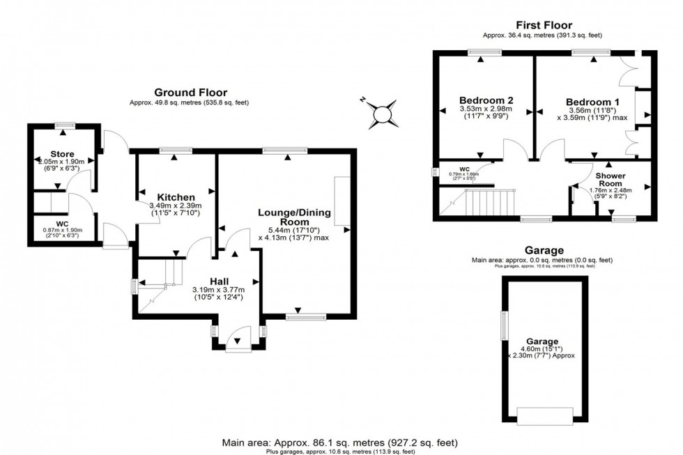 Floorplan for Churchway, Alvanley, WA6