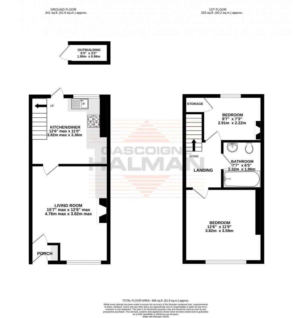 Floorplan for Hyde Grove, Sale, M33