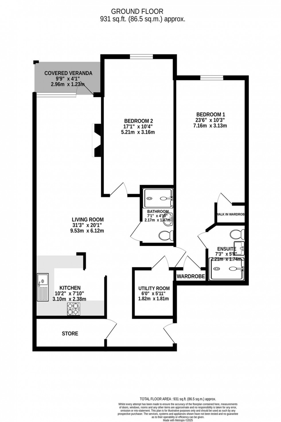 Floorplan for Holly Road North, Wilmslow, SK9