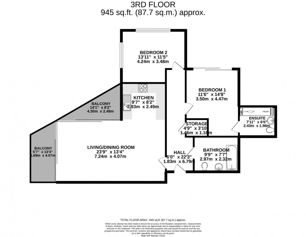 Floorplan for Montmano Drive, Manchester, M20