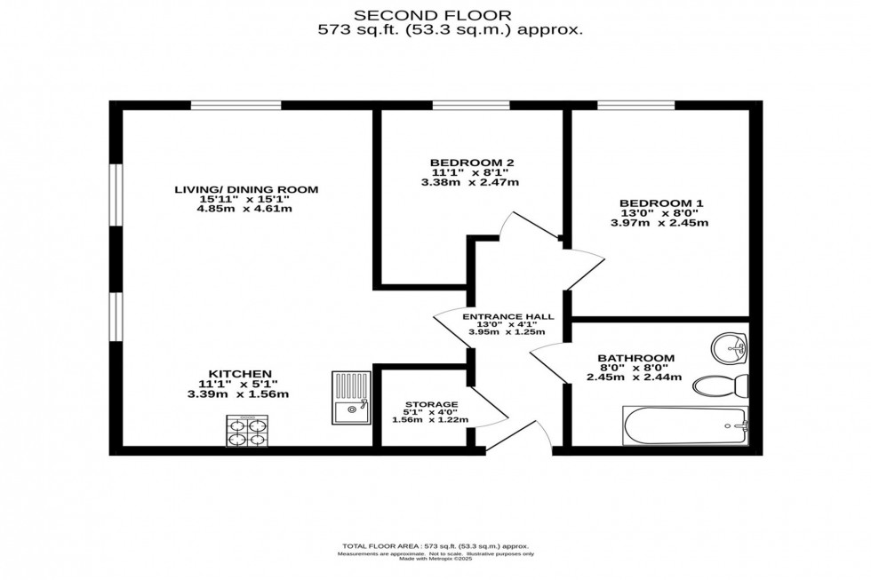 Floorplan for Georgia Avenue, Manchester, M20