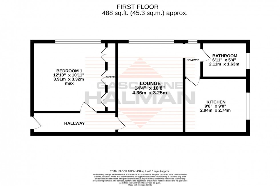 Floorplan for Wardle Road, Wardle Court, M33